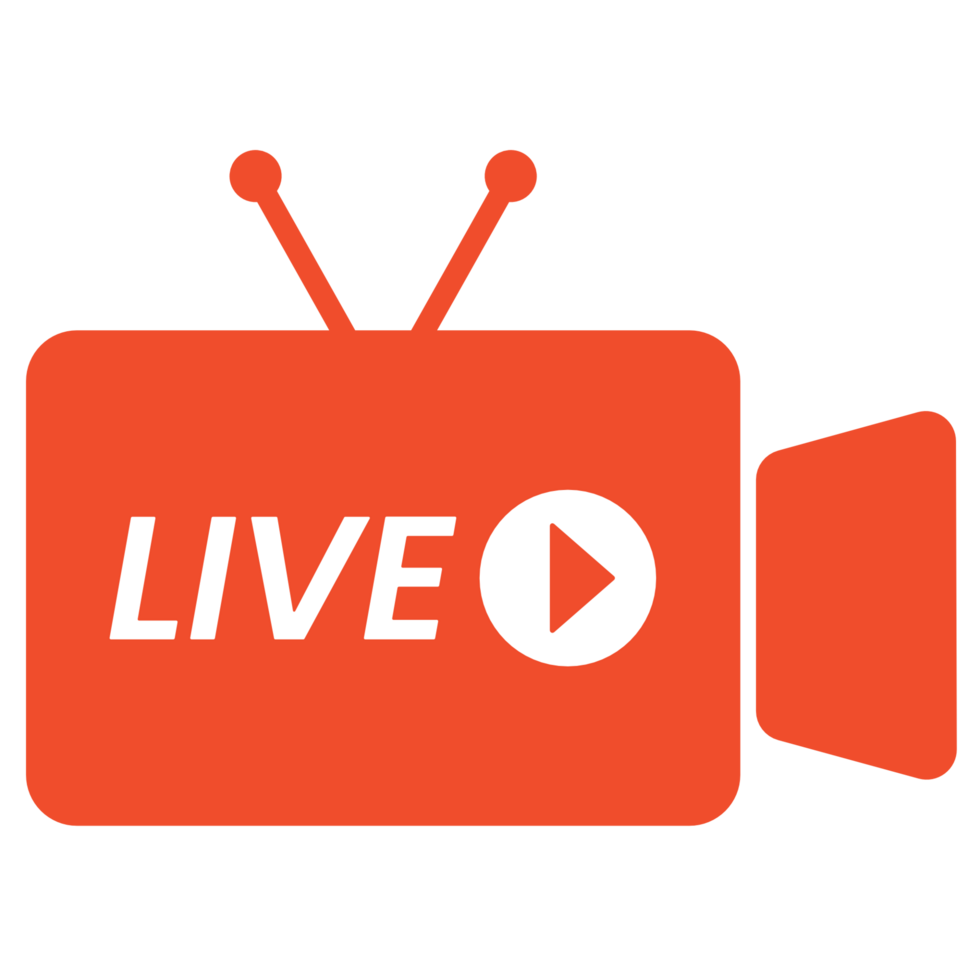 Live Streaming Sign Icon png