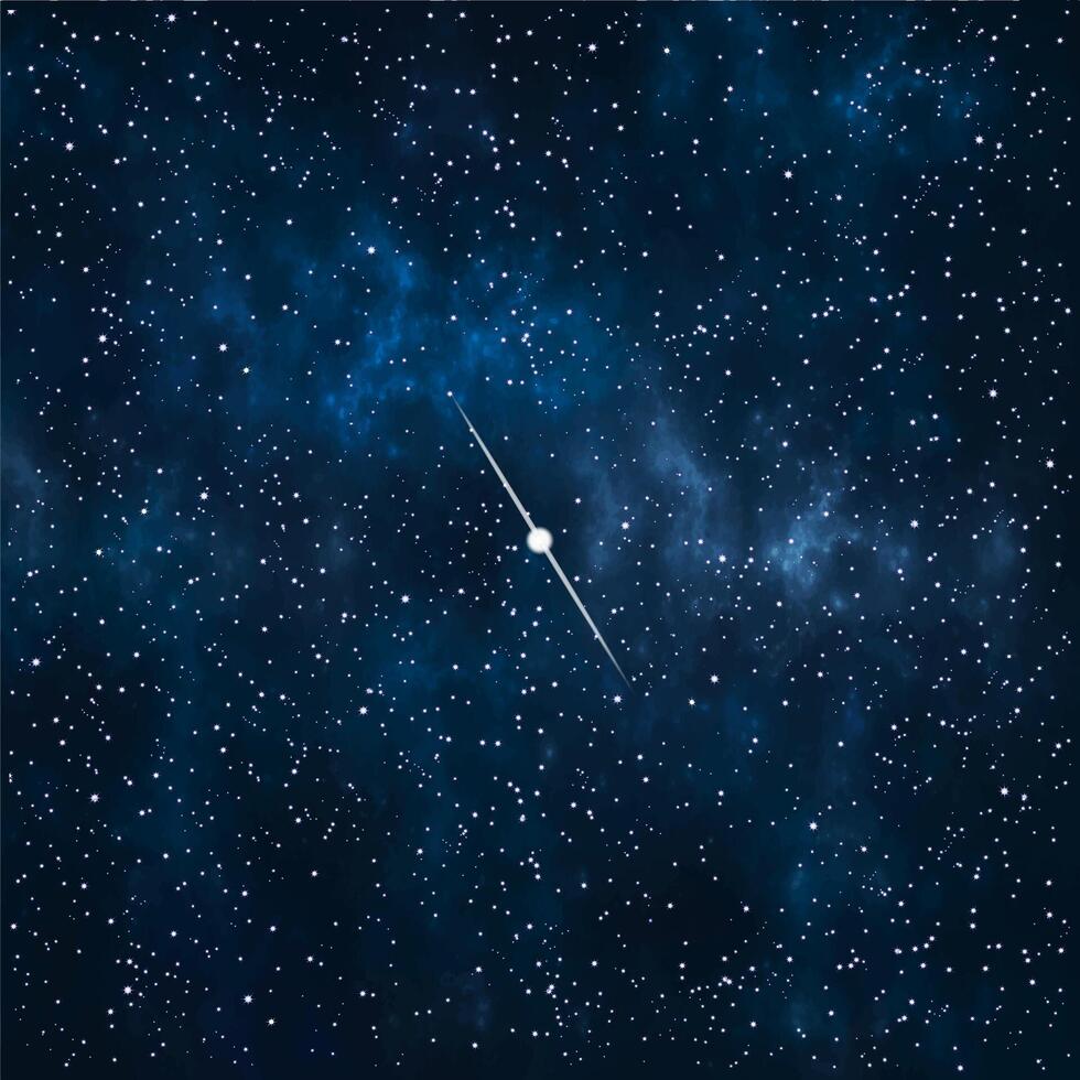 Neutron Star with Space Background illustration. vector