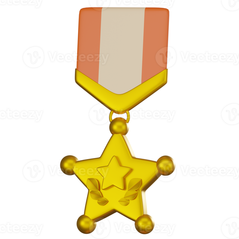 Elegant Star Badge for Awards and Recognition, Icon Illustration png