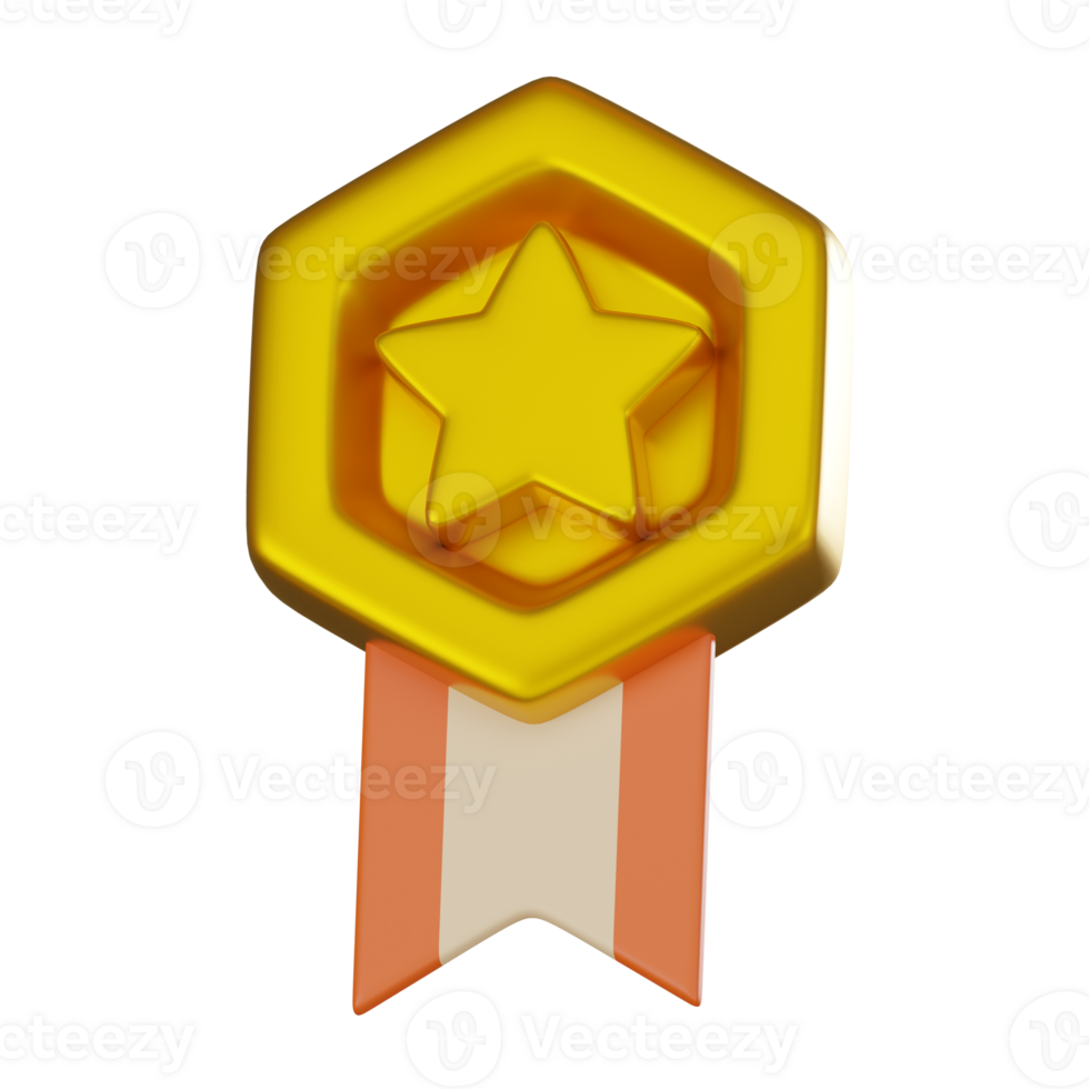 Elegant Star Badge Icon for Awards, Icon Illustration png