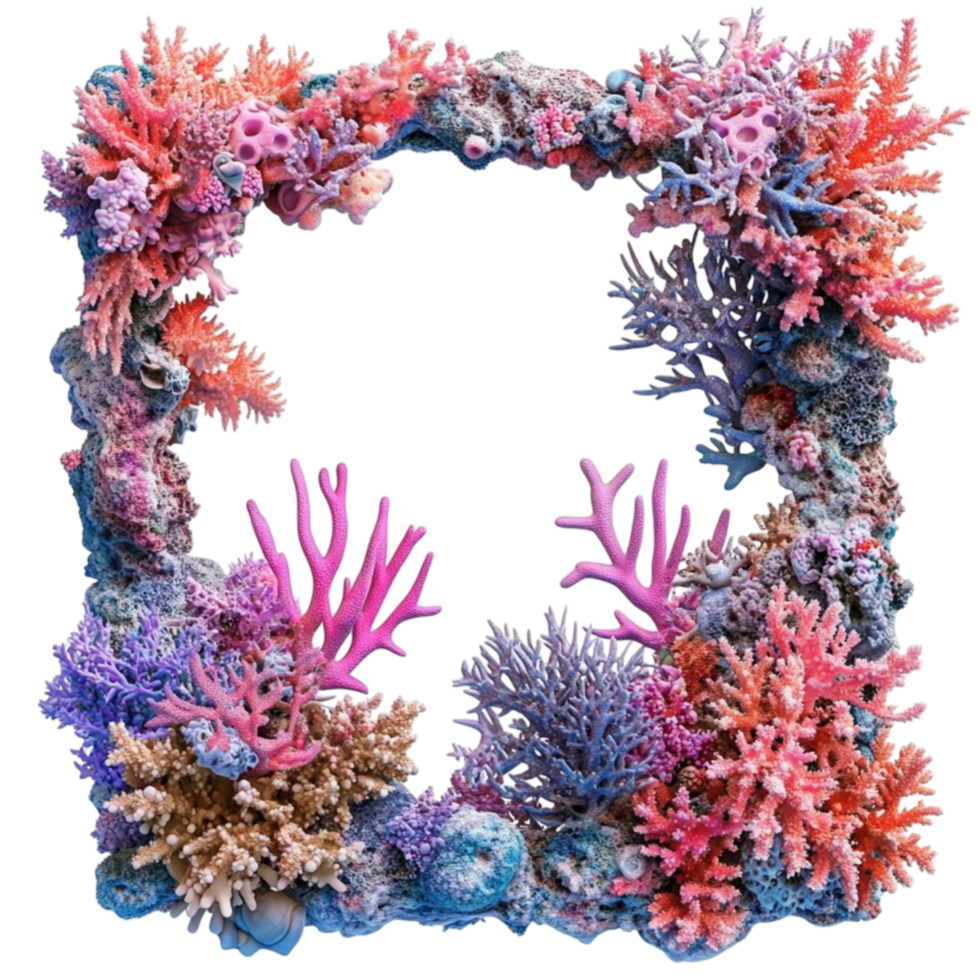 Coral Reef Frame png