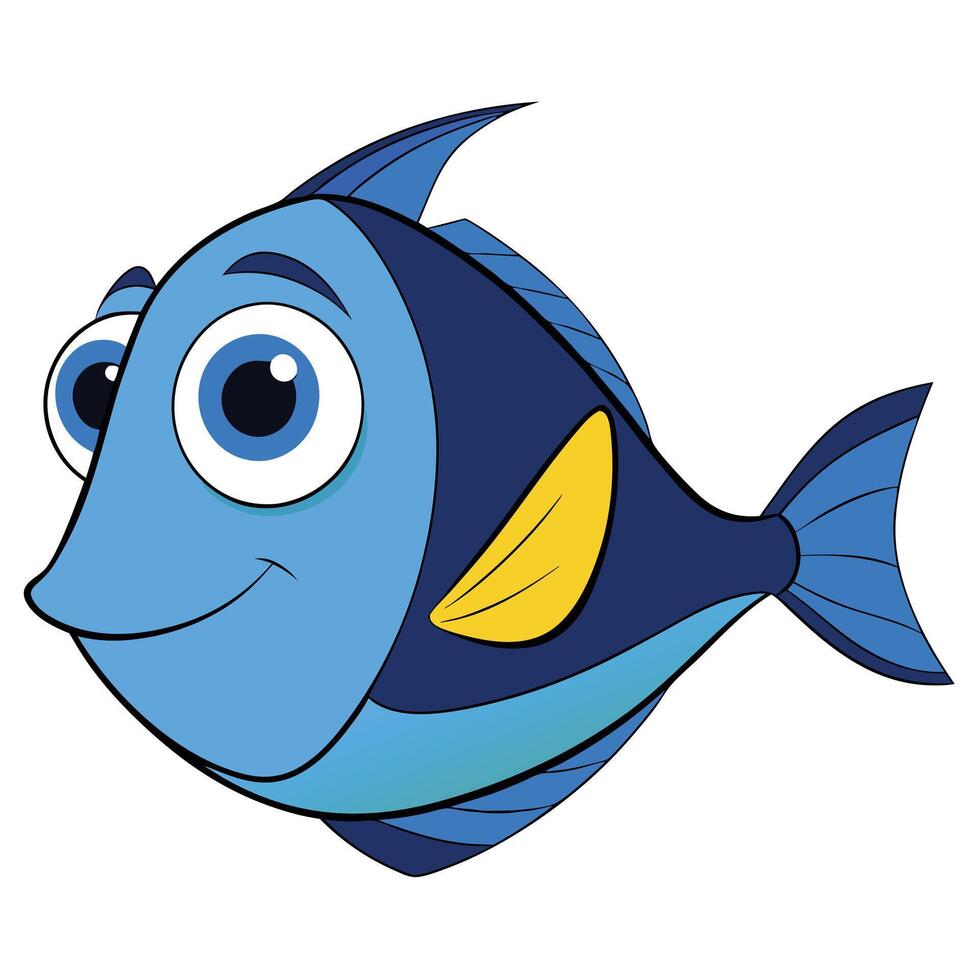 Fish Sketch with White Background for Logos vector