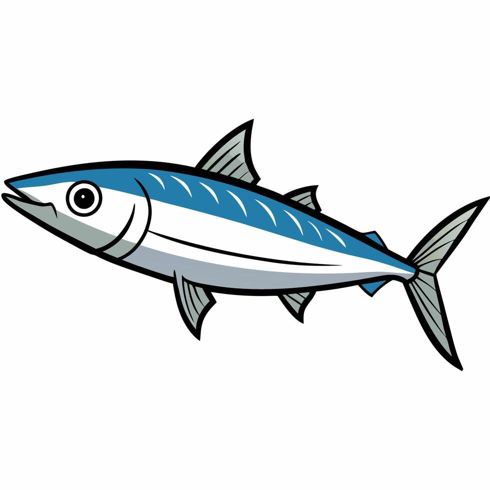 Simple and Stylish Fish Illustration for Commercial Use vector