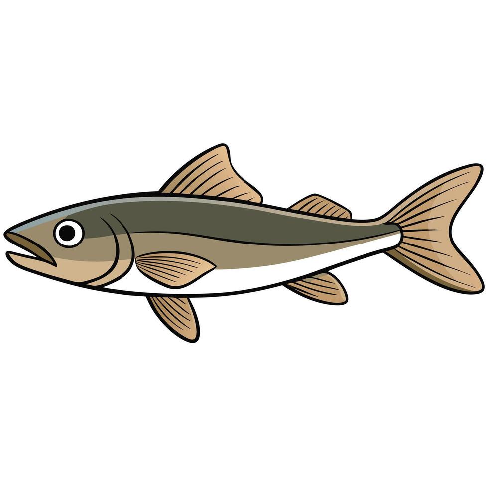 Clean and Modern Fish Icon for Promotions vector