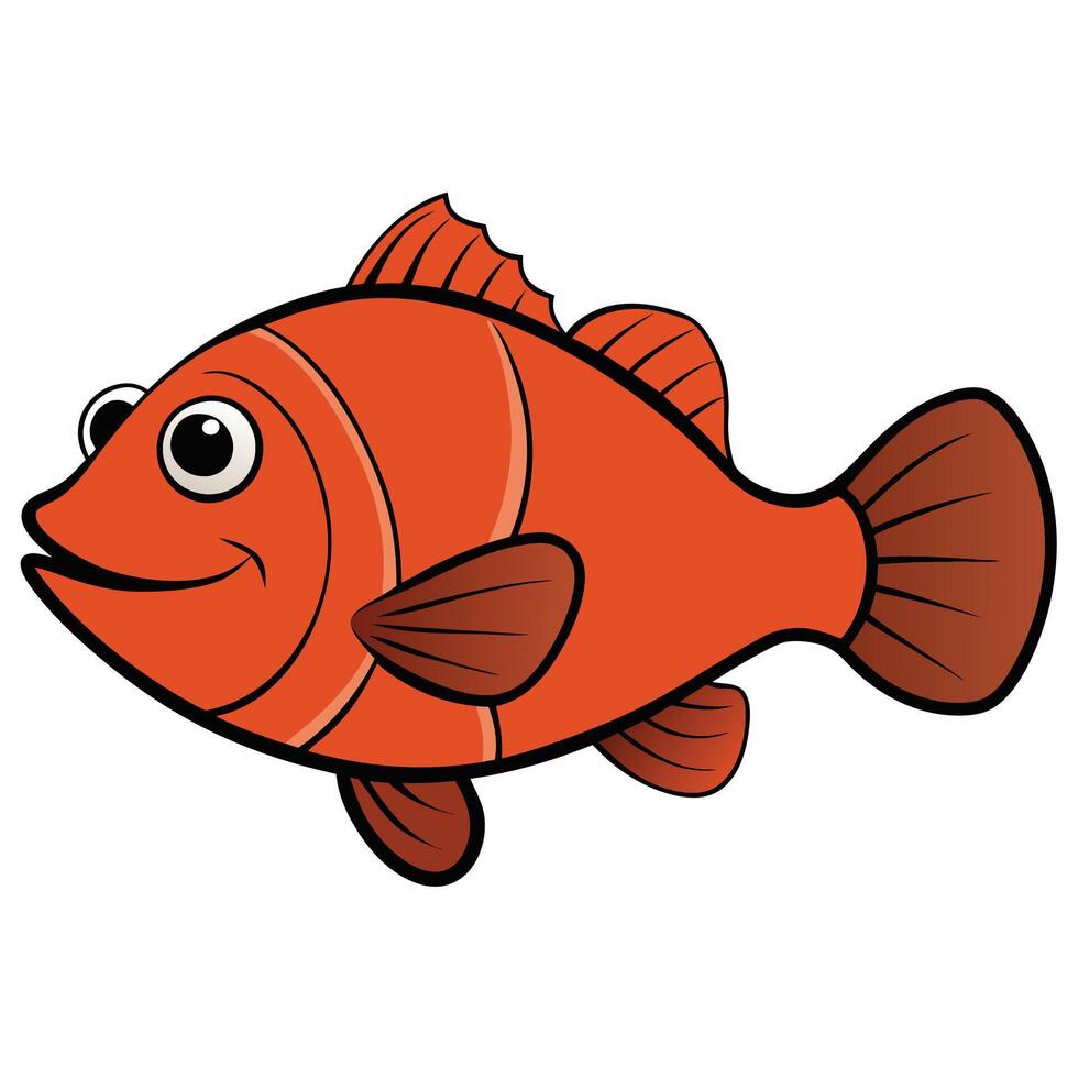 Grouper Fish Design for Aquatic Life Awareness vector