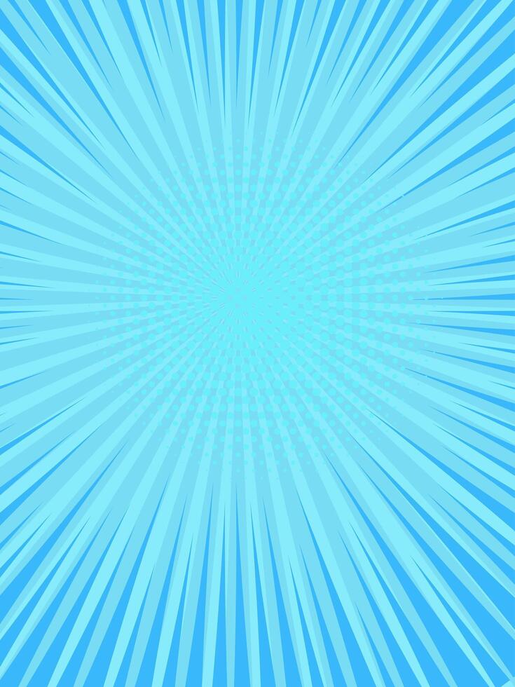 Concentrated bursts of dynamic lines and halftone dots create a powerful visual effect, perfect for comic books and vibrant graphic designs, evoking speed and excitement vector