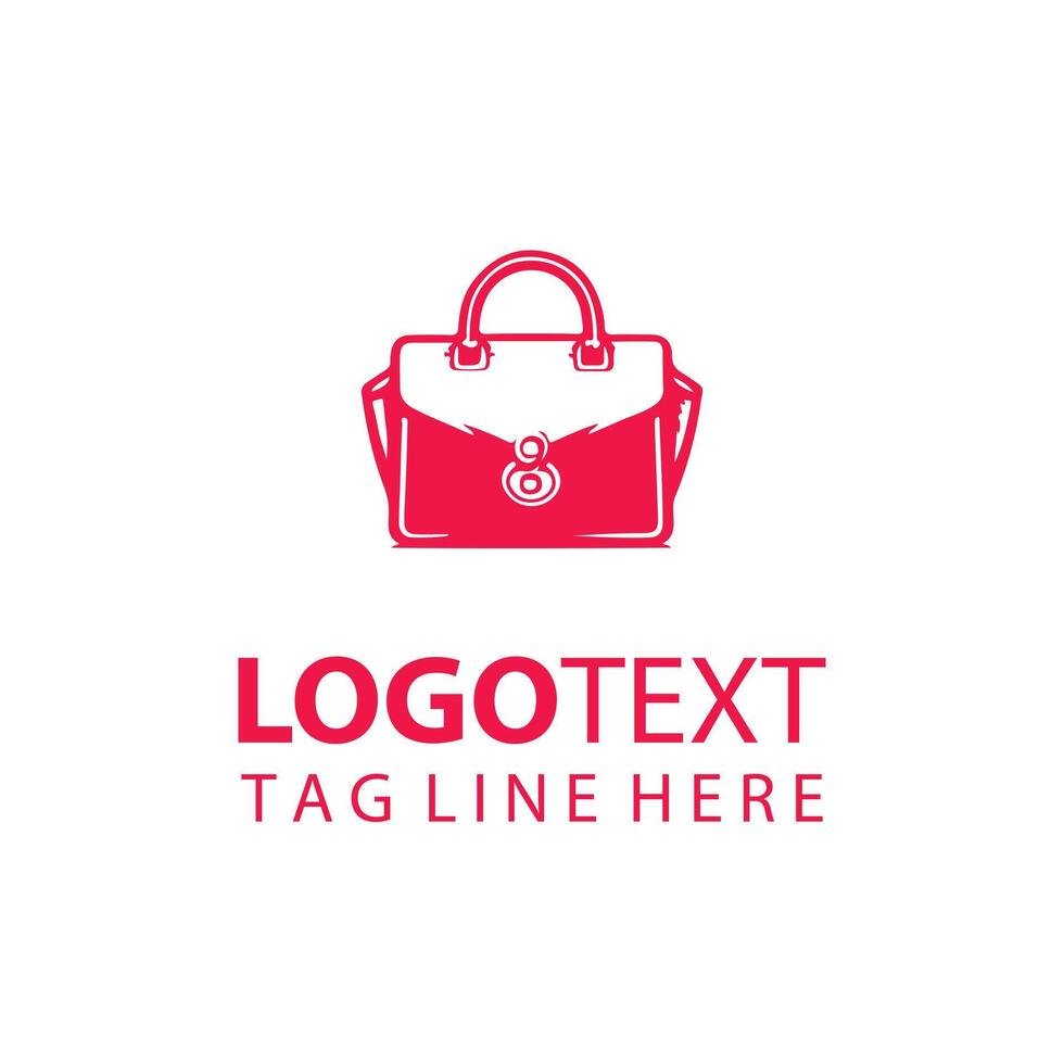Posh Clutch handbag logo vector