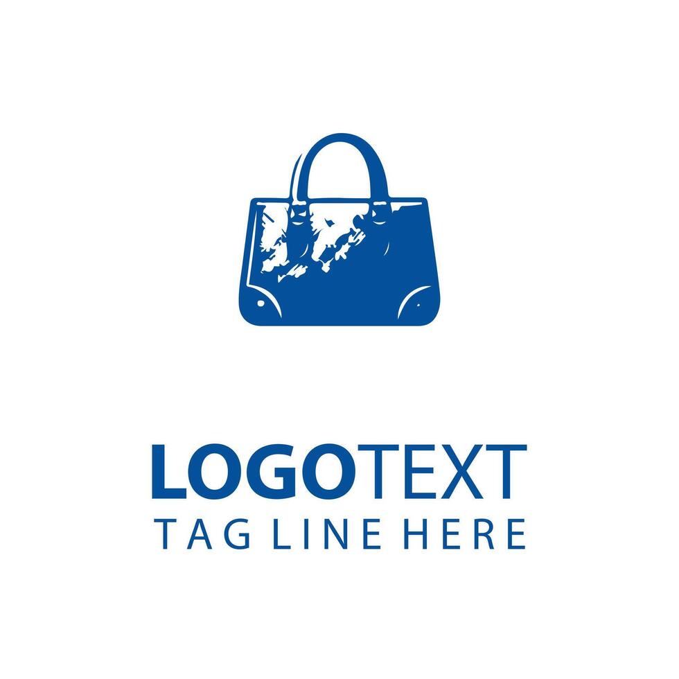 Halo Tote handbag logo vector