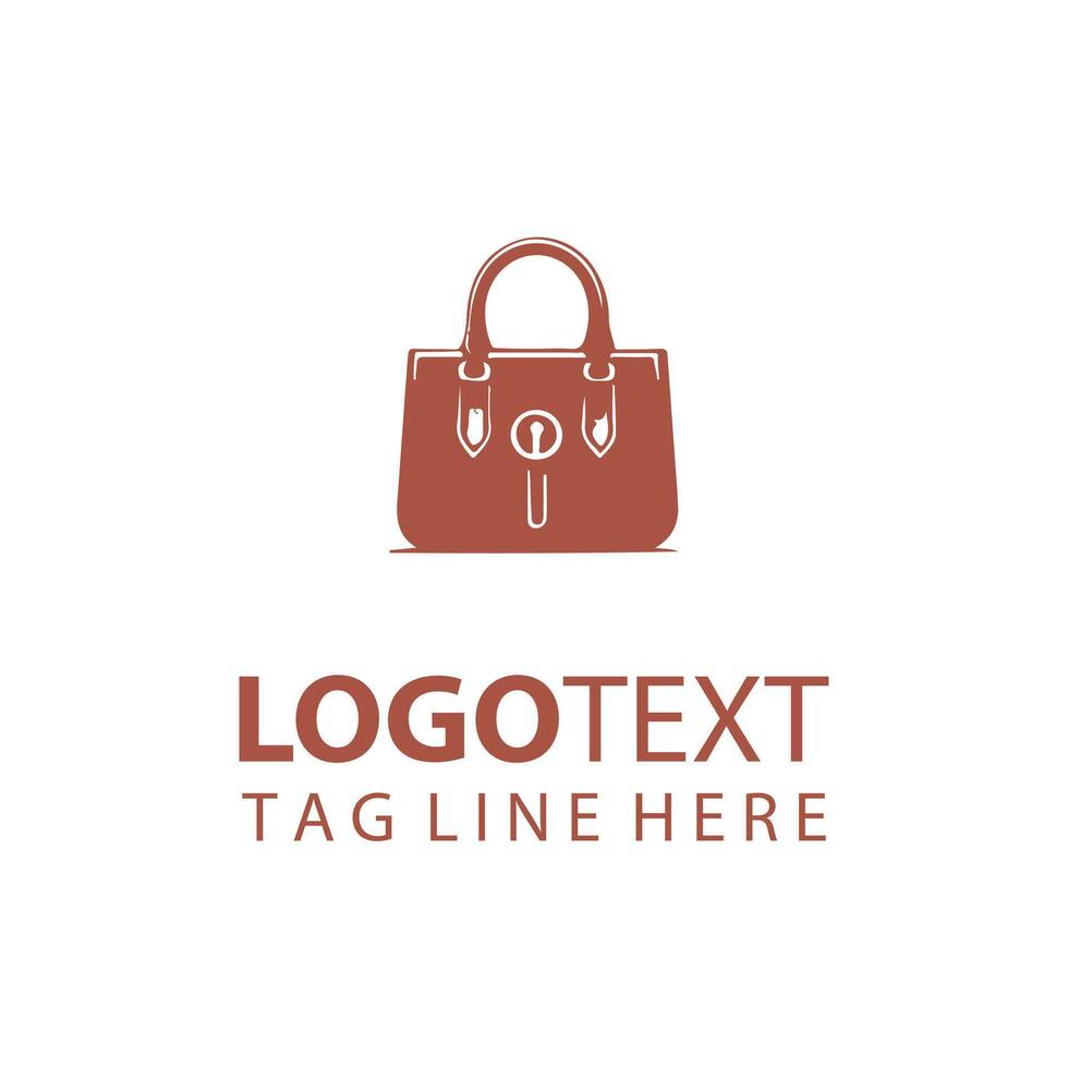 Twist handbag logo vector