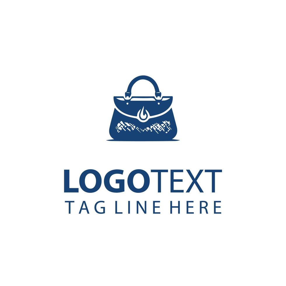 Glow Tote handbag logo vector
