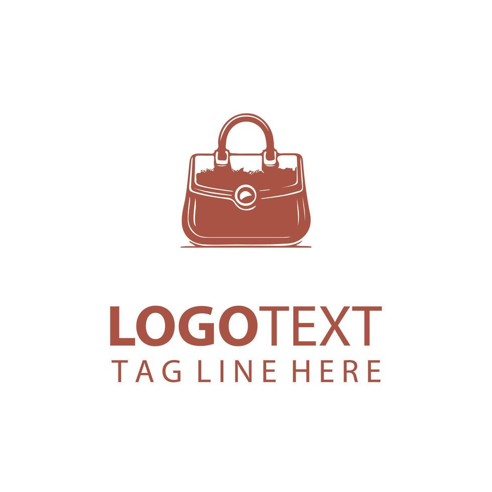 Luxe handbag logo vector