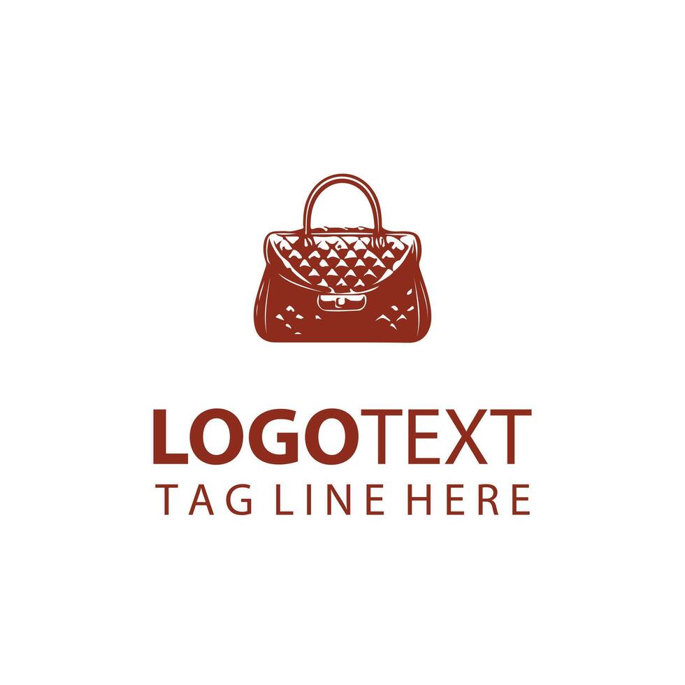 Classy Pouch handbag logo vector