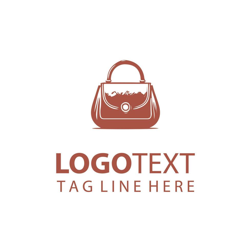 Elegant Charm handbag logo vector