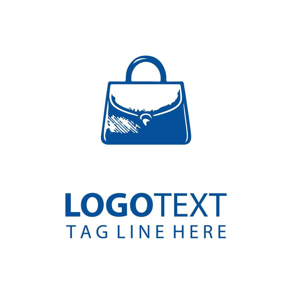 Chic Luxe handbag logo vector