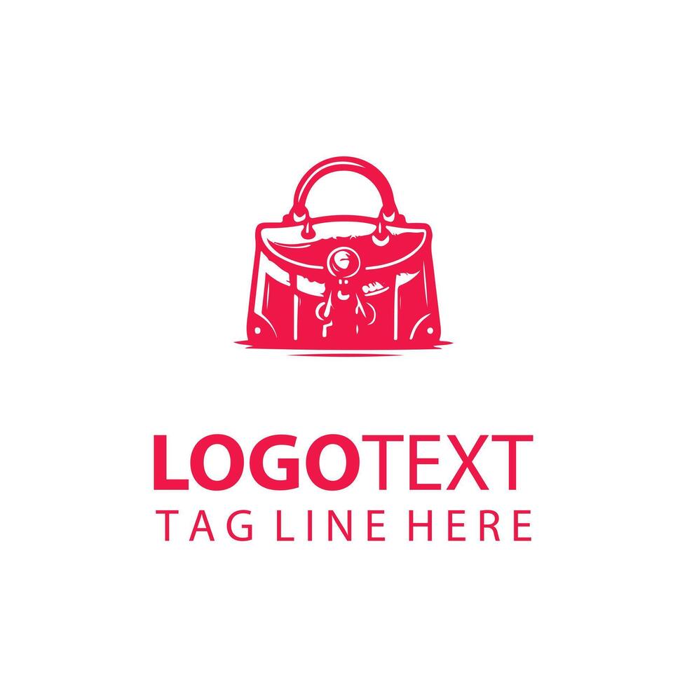 Crown Tote handbag logo vector