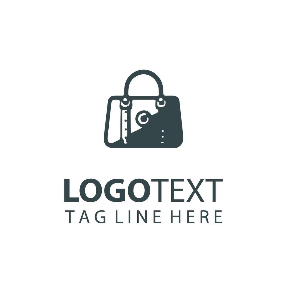 Moonlit Clutch handbag logo vector