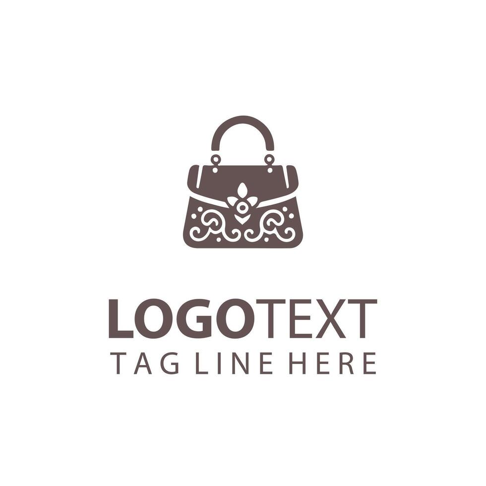 Chic Waves handbag logo vector