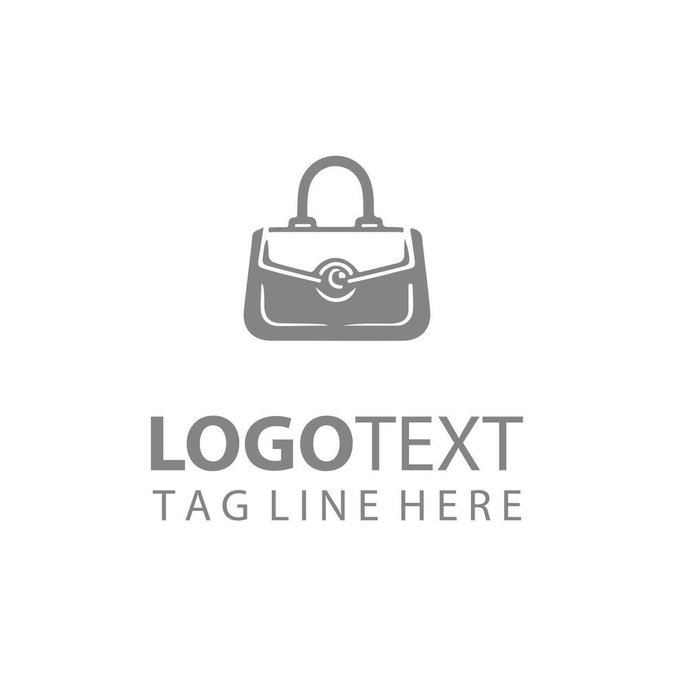 Elegant Sling handbag logo vector