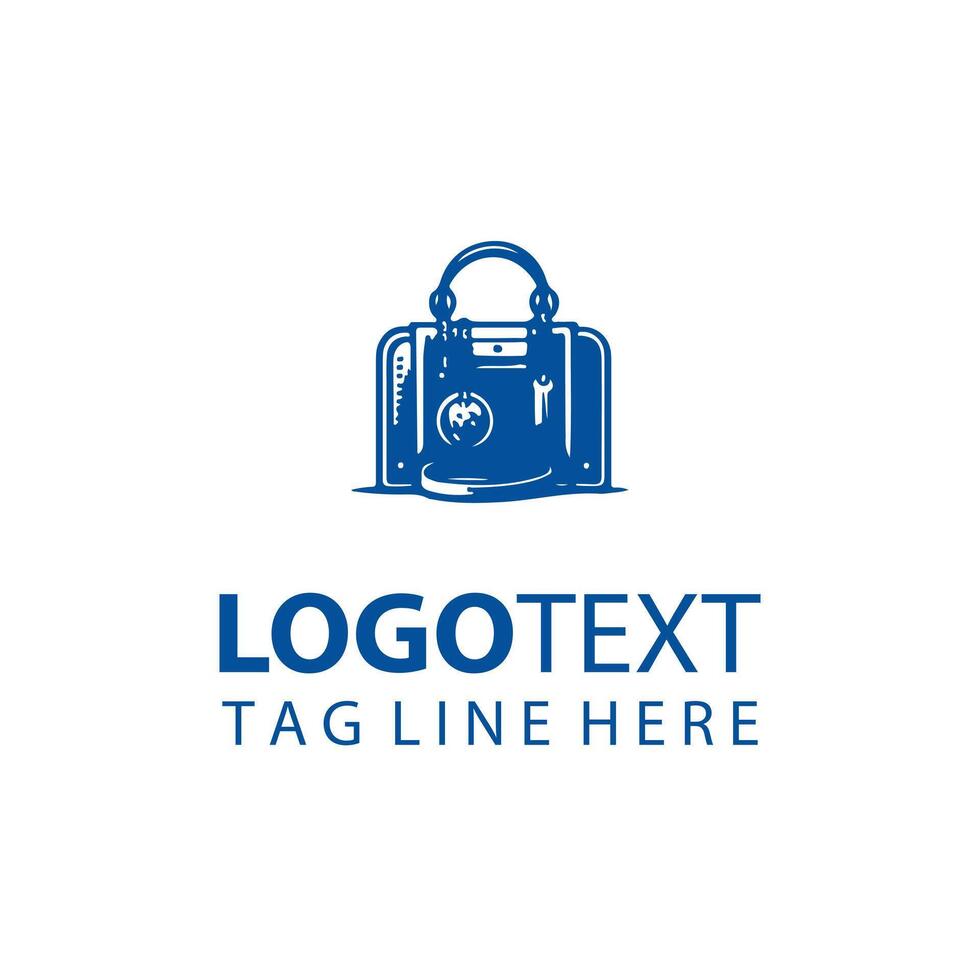 Luxe Carry handbag logo vector