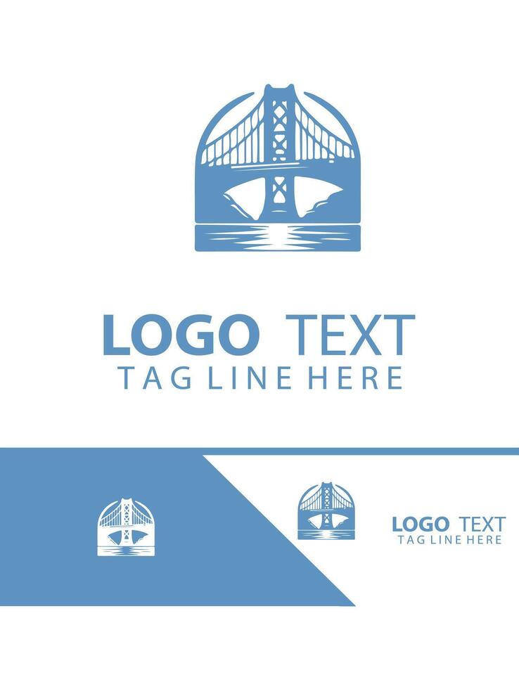 Skyward Arch Bridge logo vector