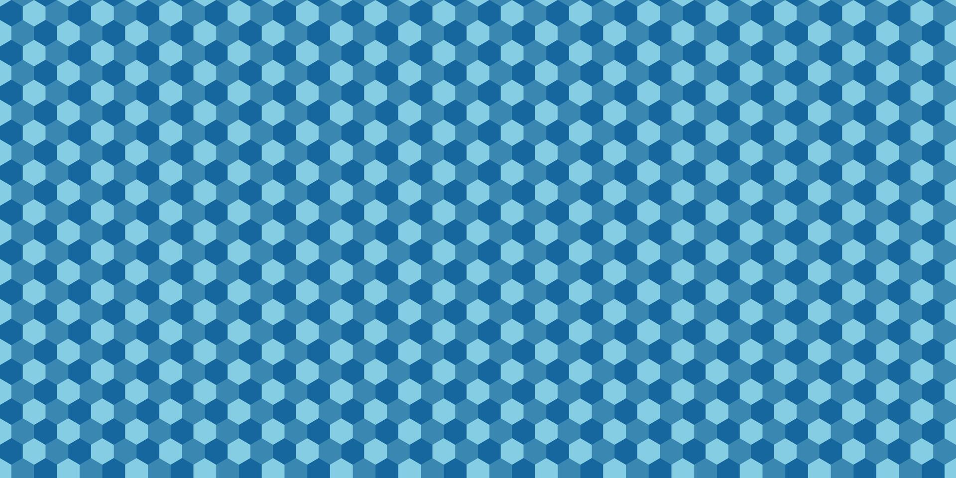 Abstract background, Blue Hexagon Geometric Seamless Pattern vector