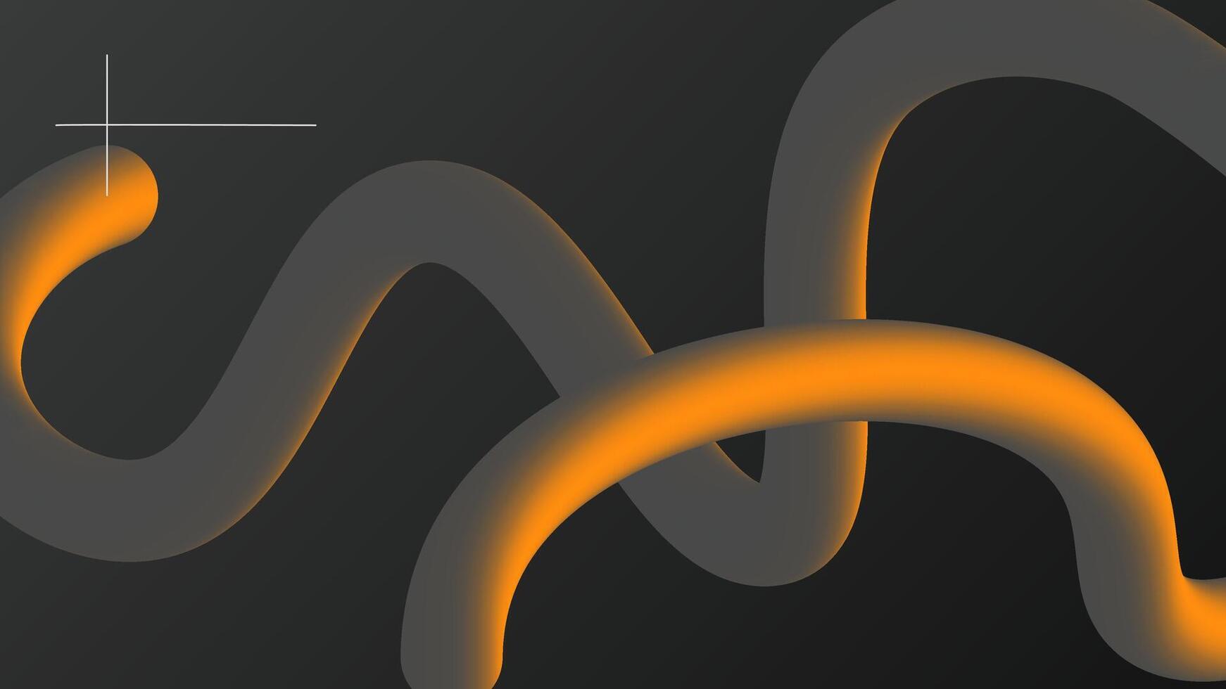 abstract dark color wavy shape orange light decorative background. eps10 vector
