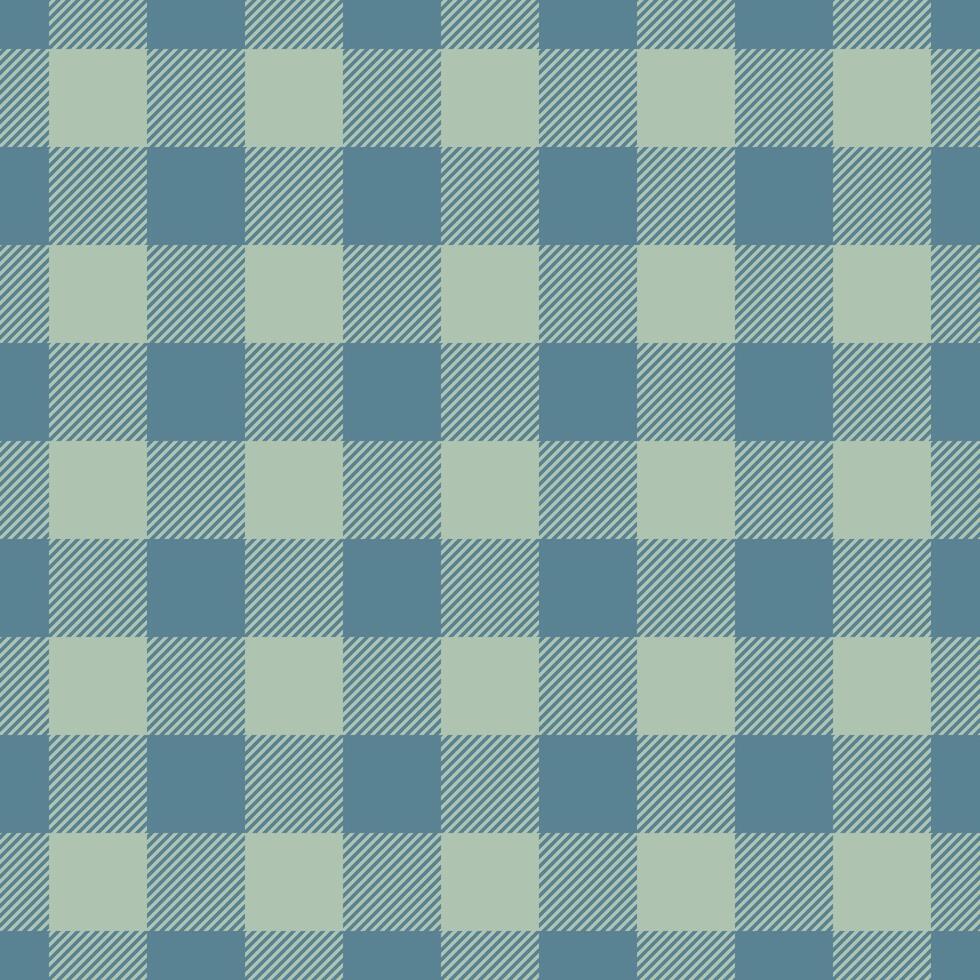 Eps check pattern , rural seamless textile plaid. Artwork texture tartan fabric background in cyan and ash gray colors. vector