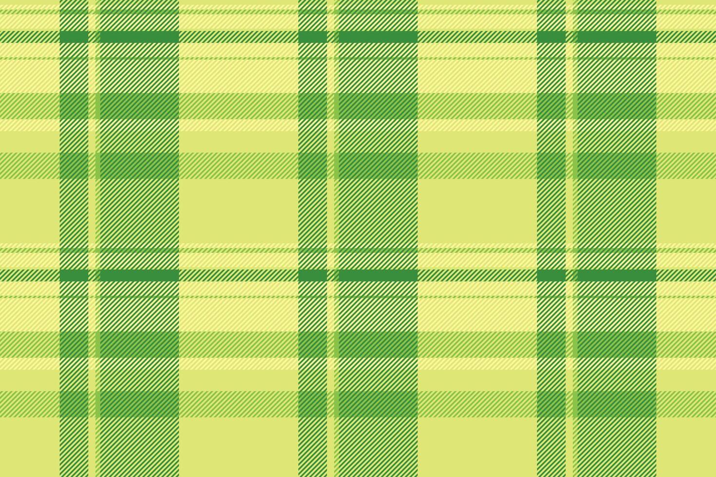Drapery check plaid background, commerce pattern texture. Tracery fabric textile seamless tartan in green and lime colors. vector