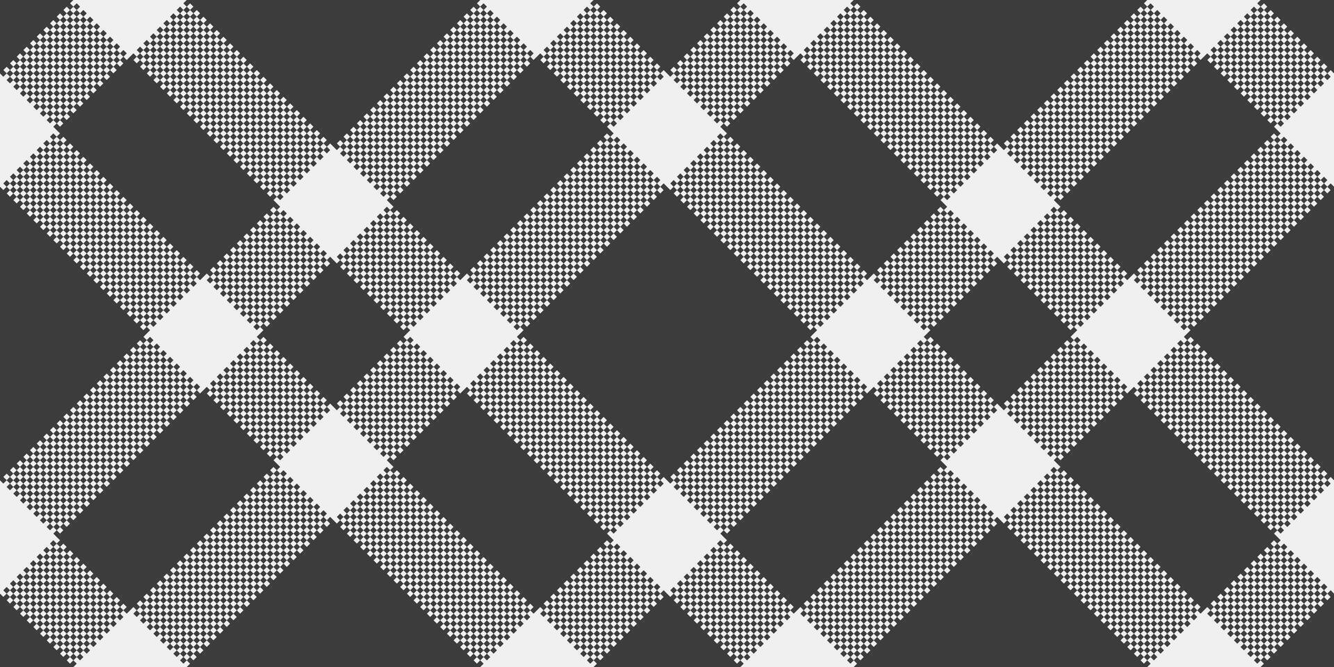 Stylish black and white dotted plaid pattern. Perfect for textile design, website backgrounds, or fashion projects. Clean, modern aesthetic with a touch of vintage charm. vector