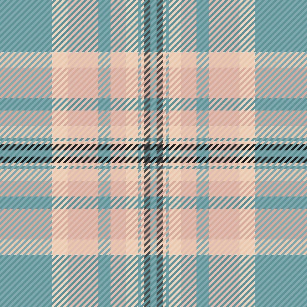 Pride seamless textile, infant plaid background check. Scrap texture pattern fabric tartan in light and cyan colors. vector