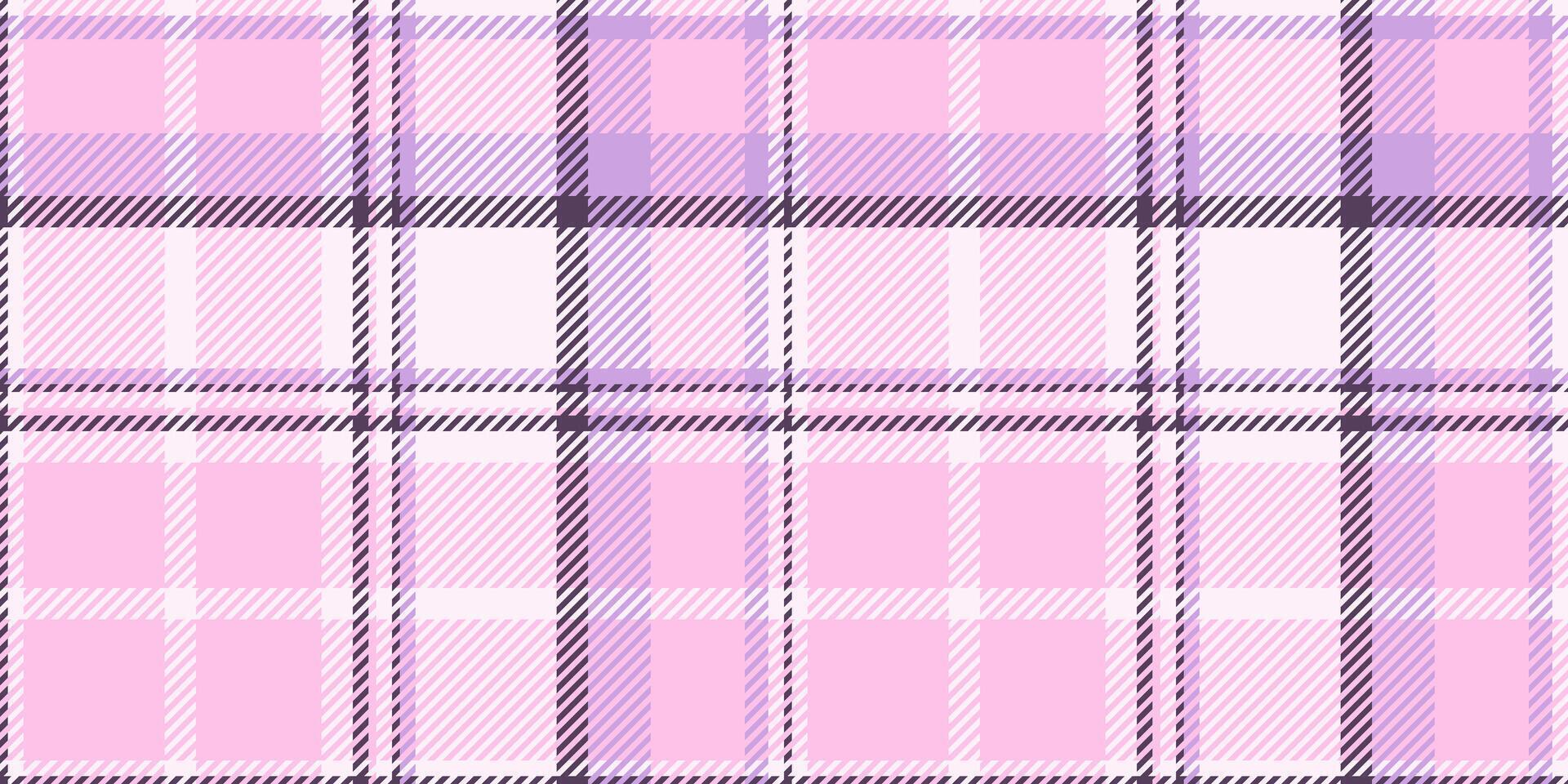 String textile background fabric, jpg tartan check . Straight seamless texture plaid pattern in light and lavender blush colors. vector