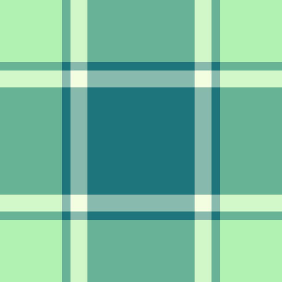 Flannel check texture textile, trousers tartan plaid. Napkin pattern seamless background fabric in light and mint colors. vector