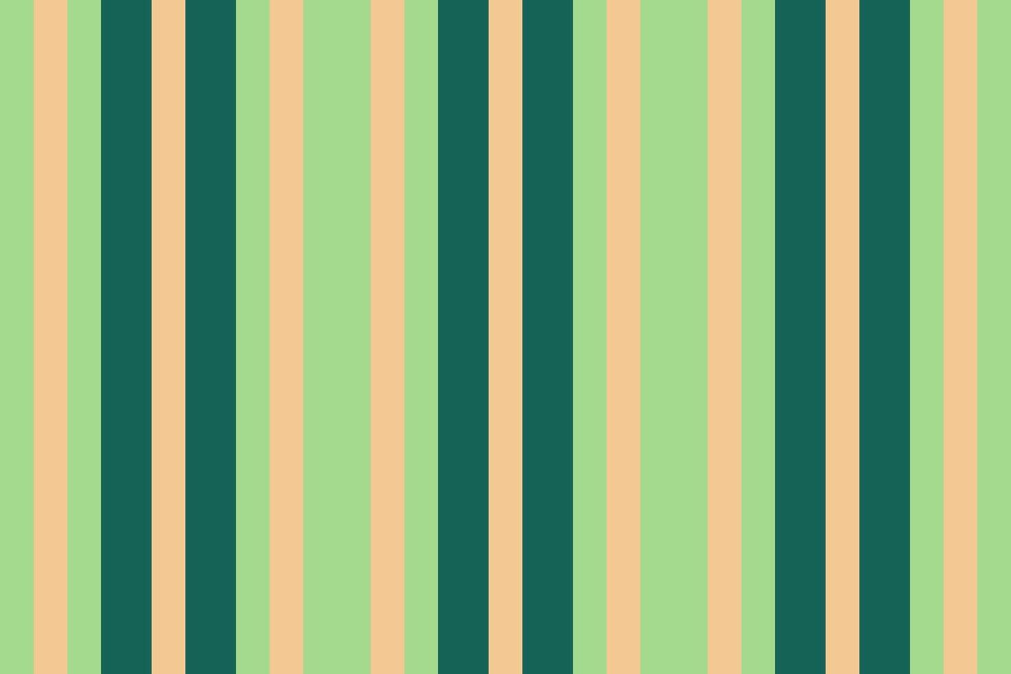 Tree texture pattern vertical, idea seamless lines textile. Mid fabric stripe background in green and orange colors. vector