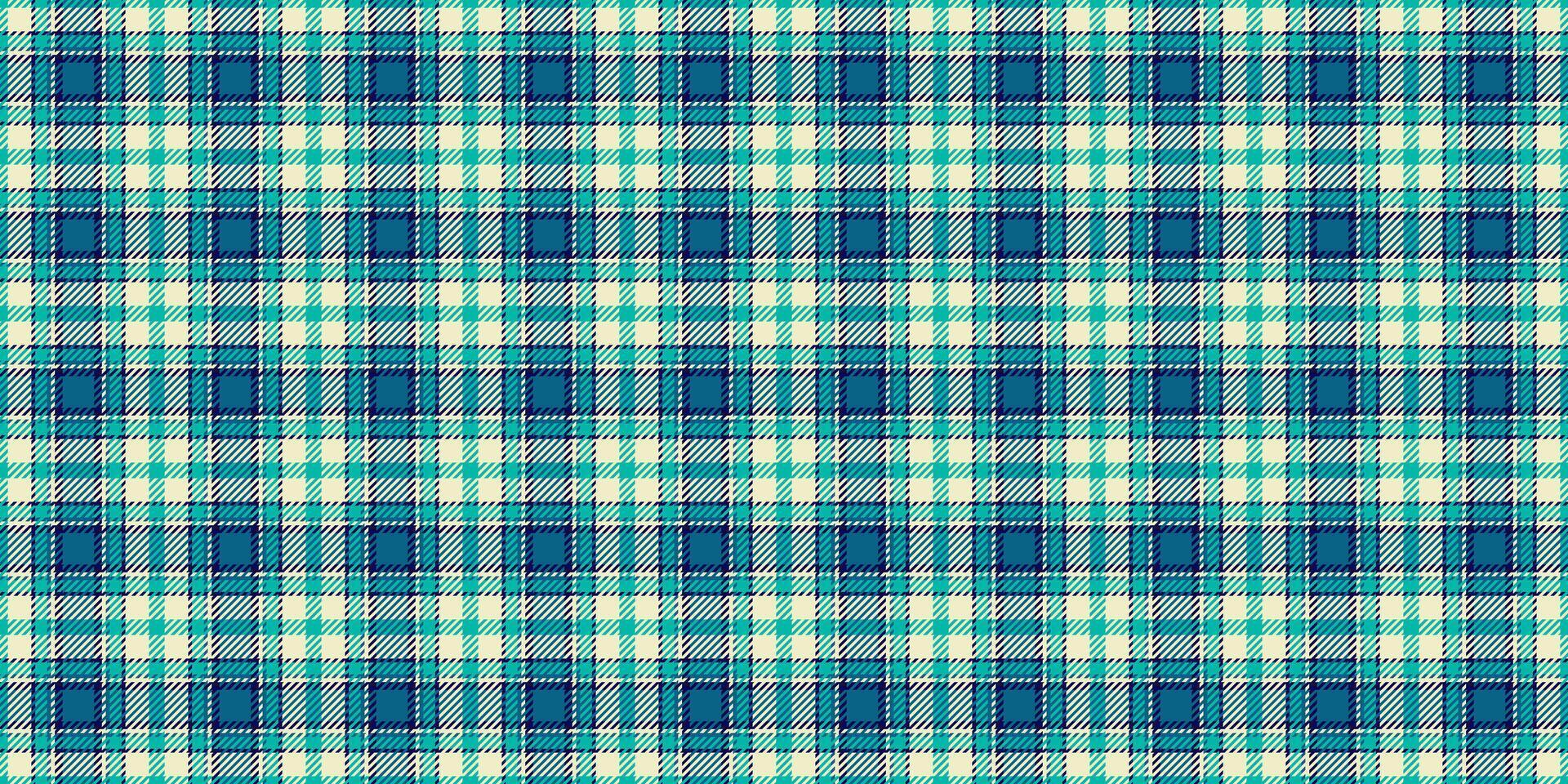 Page fabric plaid background, bed tartan pattern . Multi seamless textile check texture in light and teal colors. vector