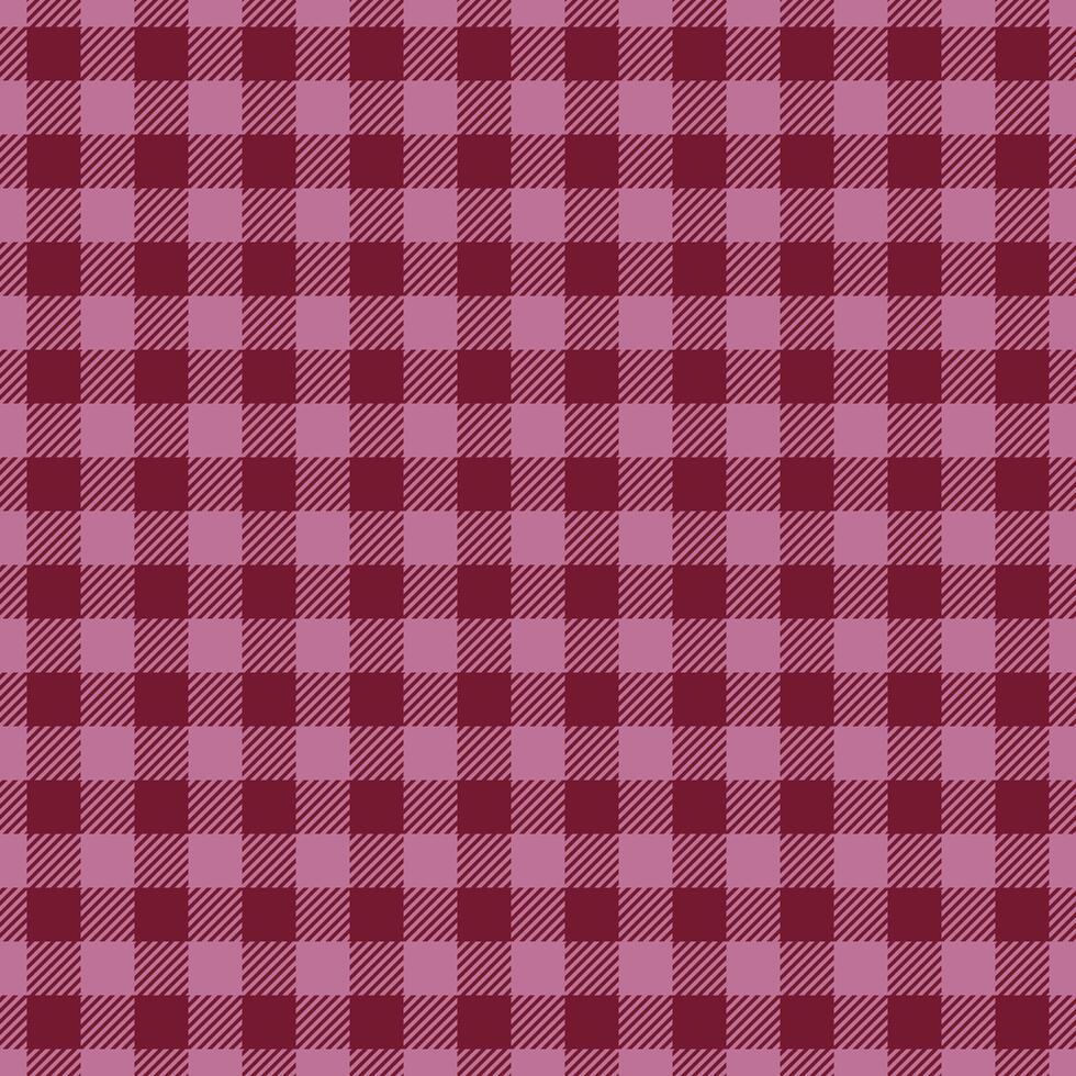 Elegant burgundy and mauve plaid pattern. Perfect for textile design, website backgrounds, or seasonal branding. Seamless repeat texture offers versatility for various projects. vector