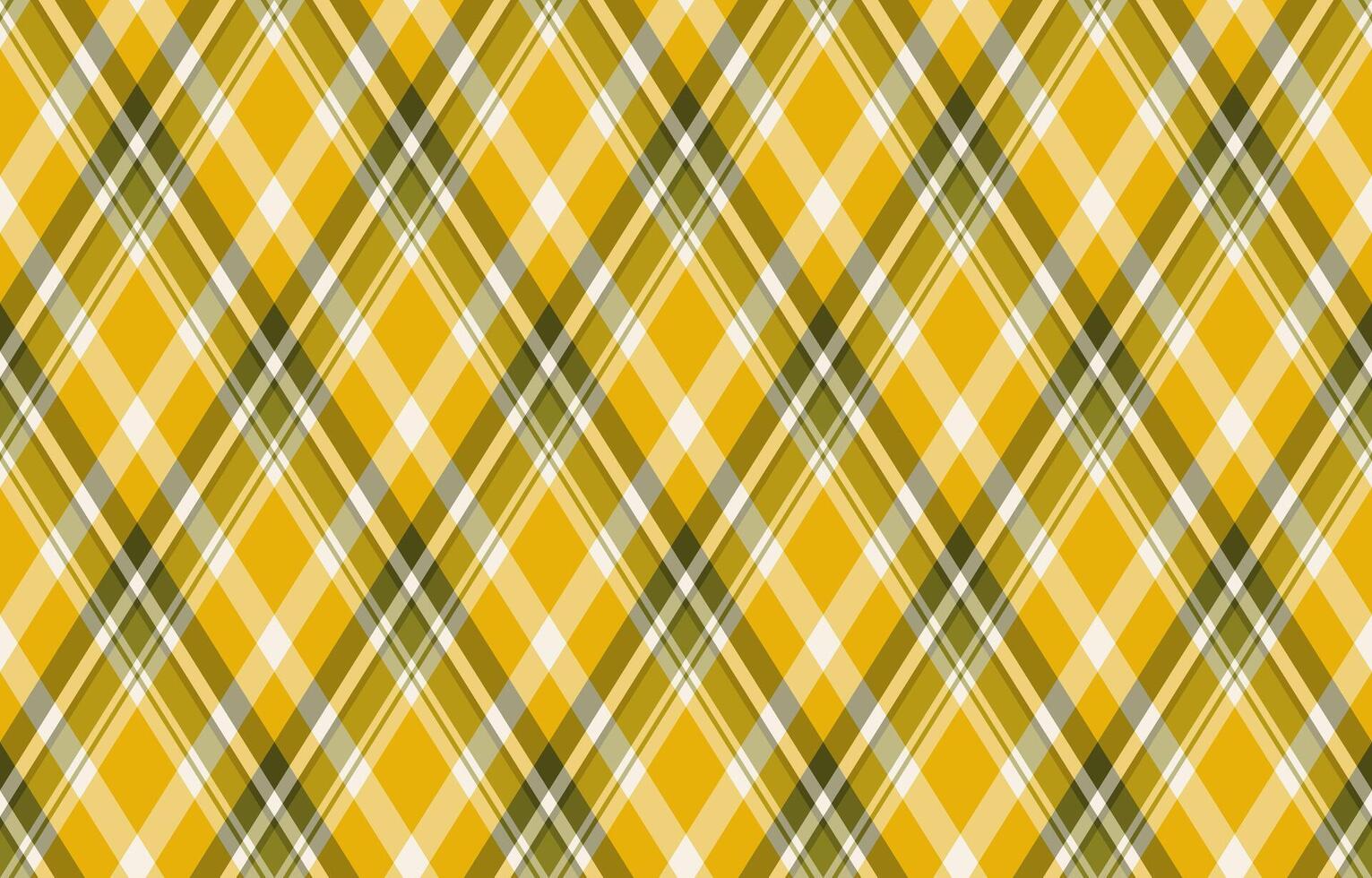 Vibrant yellow and olive green plaid pattern. Perfect for textile design, website backgrounds, or fashion projects. Seamless repeat texture adds visual interest and style. vector
