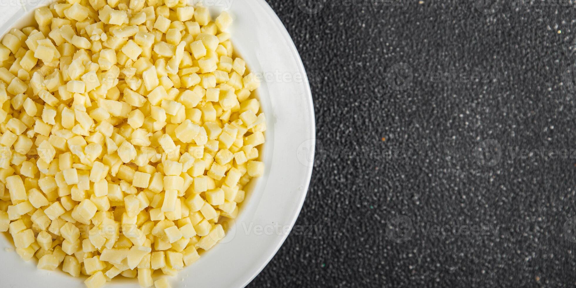 mozzarella cheese for pizza grated cheese fine fresh tasty food dish delicious gourmet food background on the table rustic top view copy space photo