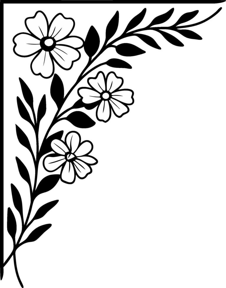 Decorative frames Floral ornament. set vector