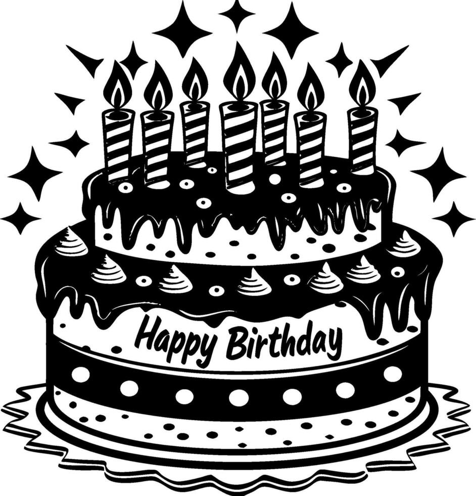 Birthday Party Icons set vector