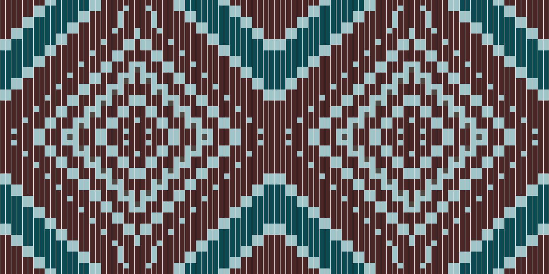 Abstract Ikat Design Patternfolk Embroidery, Aztec Geometric Ornament Print. Design for Carpet, Wallpaper, Clothing, Wrapping, Fabric vector
