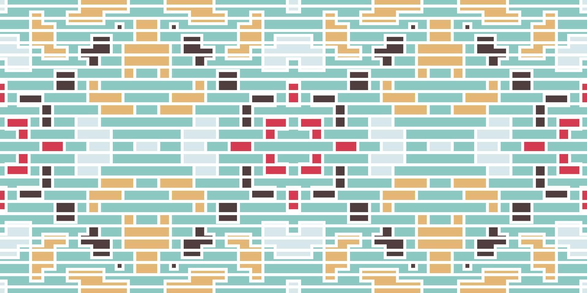 Navajo Arabic Geometric Patternfolk Embroidery, Aztec Geometric Ornament Print. Design for Carpet, Wallpaper, Clothing, Wrapping, Fabric vector