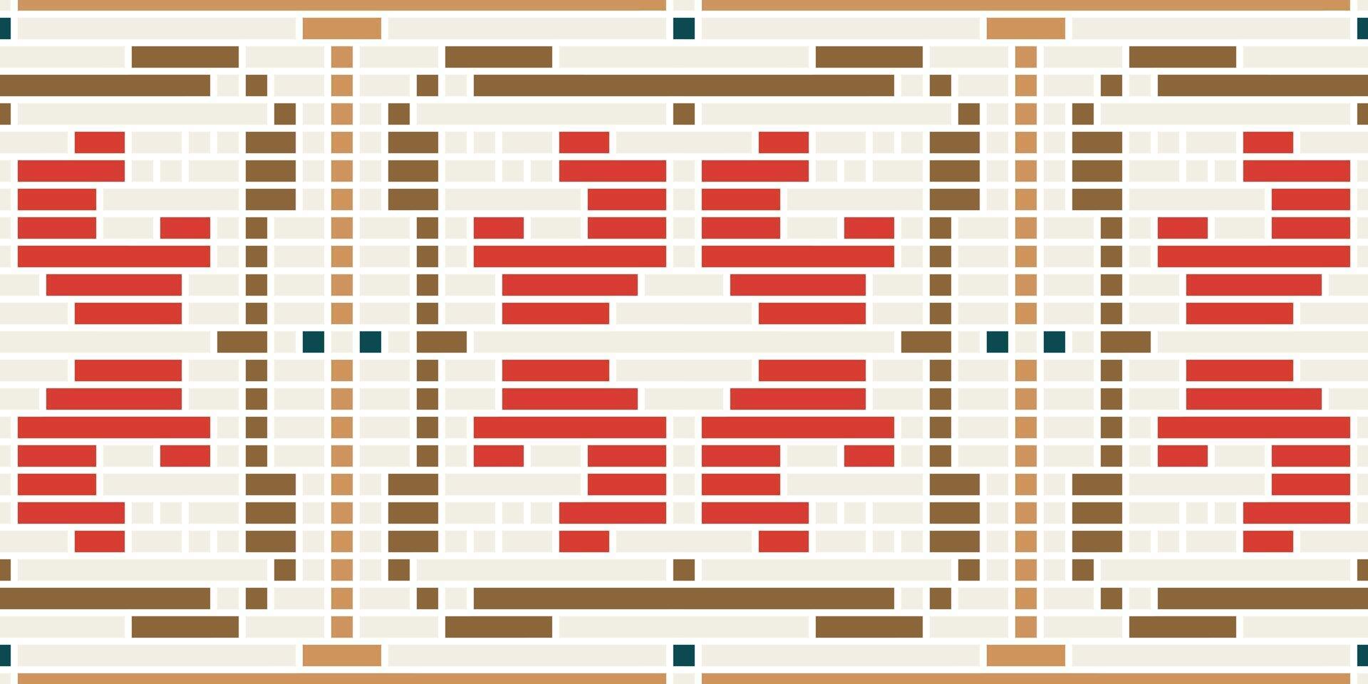 Pixel Ndebele Traditional Pattern Drawingfolk Embroidery, Aztec Geometric Ornament Print. Design for Carpet, Wallpaper, Clothing, Wrapping, Fabric vector