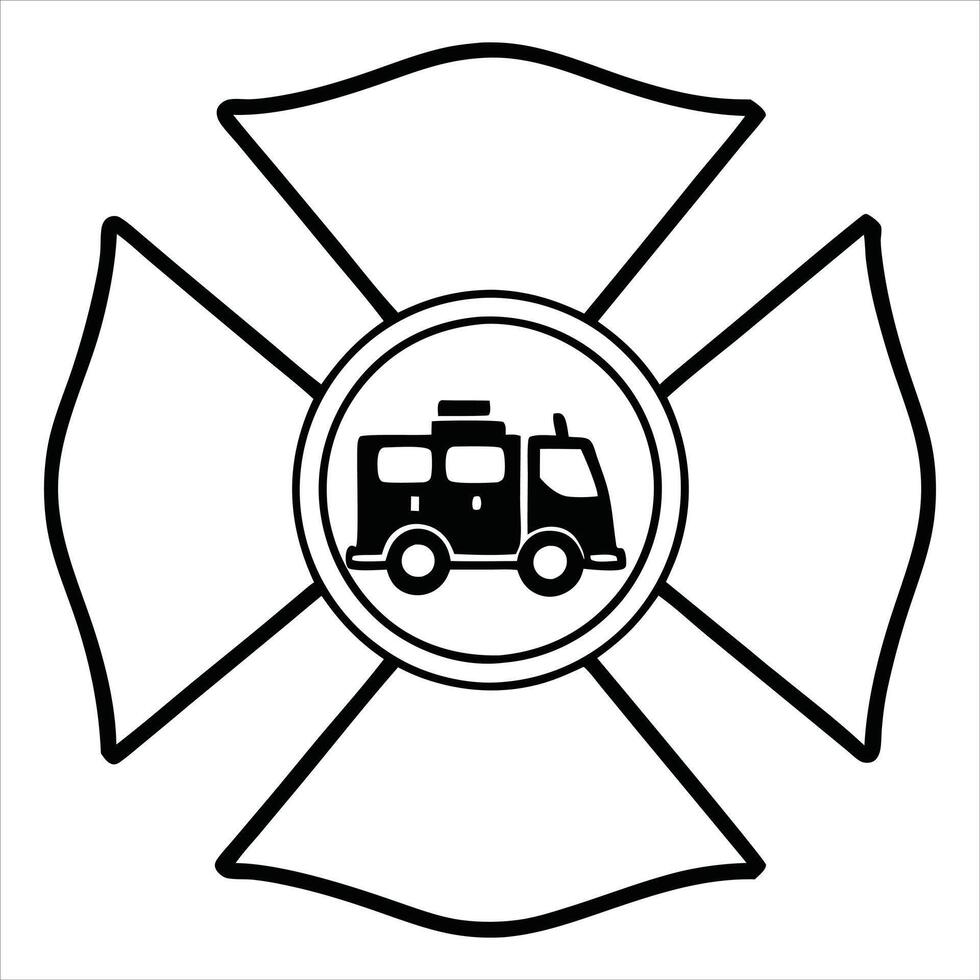 Firefighter Clipart for Fire Safety Education vector