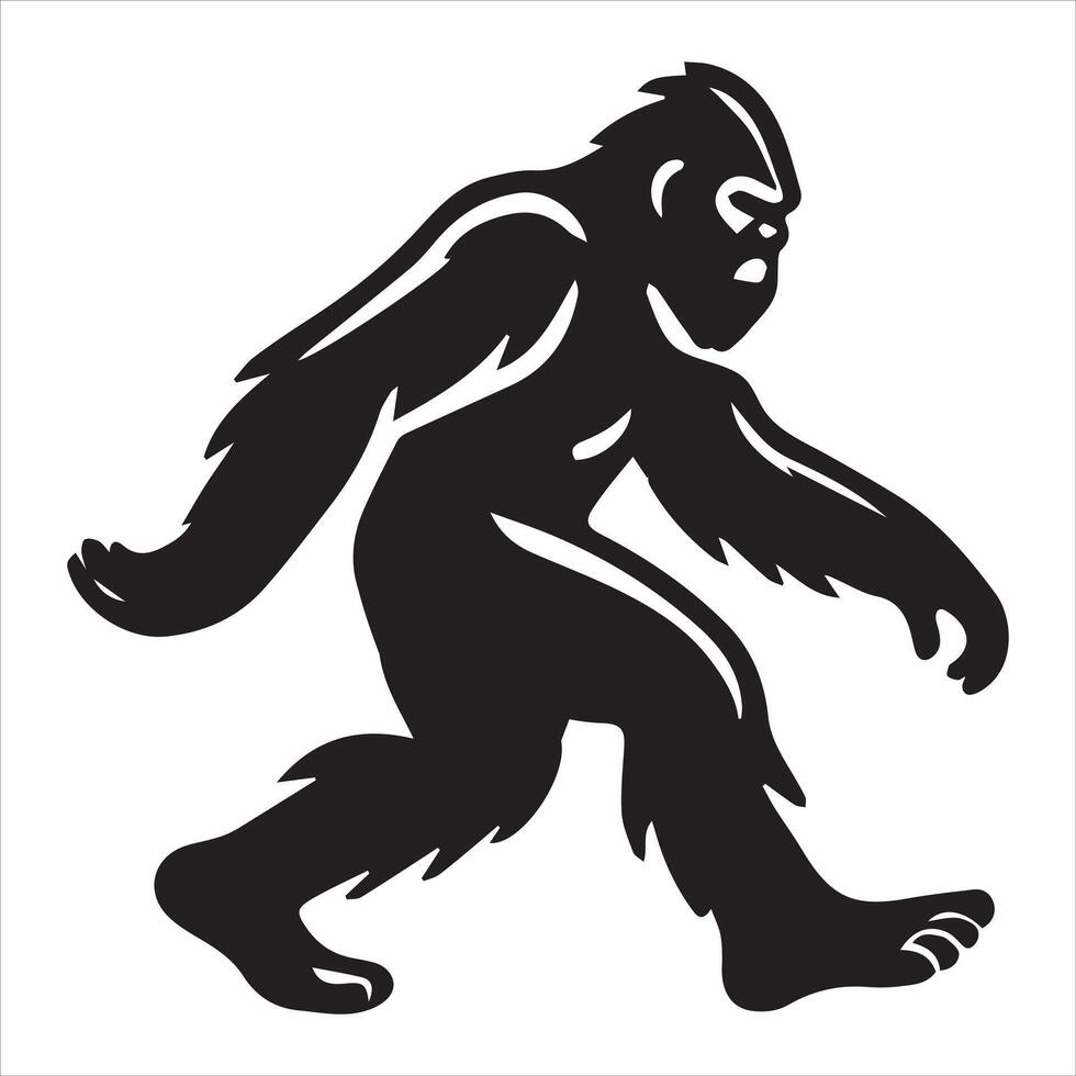 Majestic Bigfoot - Powerful and Untamed vector