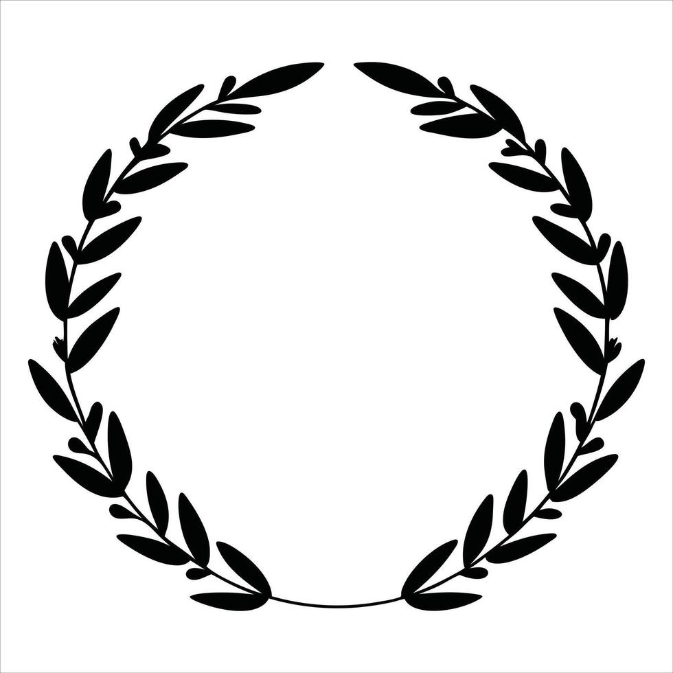 Decorative Wreath Clipart for Creative Use vector