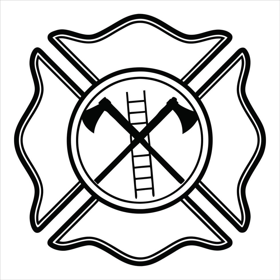 Firefighter Clipart for Rescue Team Projects vector
