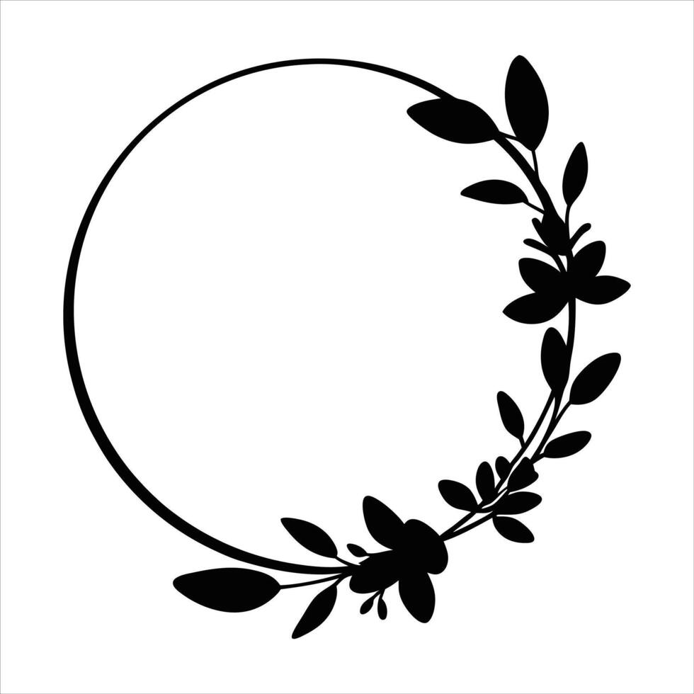 Versatile Wreath Illustration Clipart for Use vector