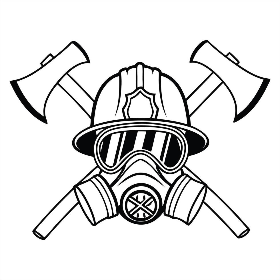 Fire Department Graphics for Emergency Kits vector