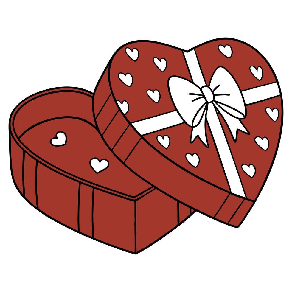Delightful Gift Box Creations Whimsical Present Art vector