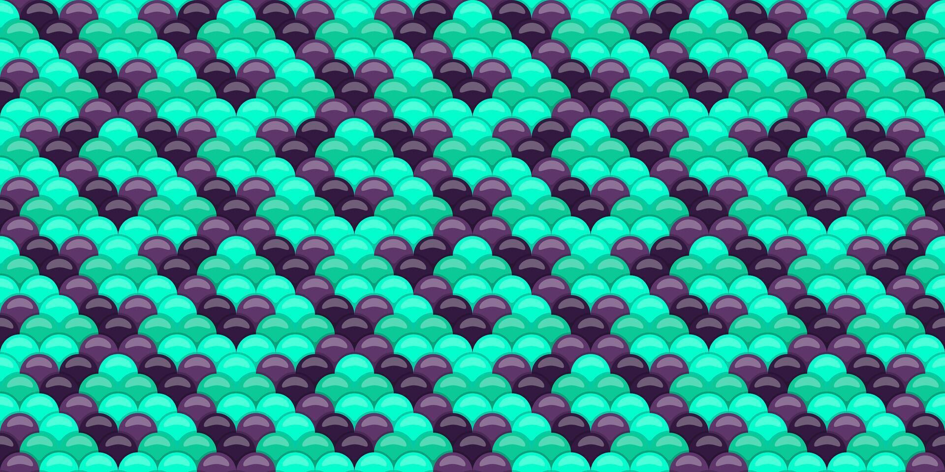 Repeat underwater as geometrical seamless. Fun endless in geometric repeating. Mesh retro on scale composition. vector